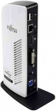 102721 Fujitsu Displayport en DVI dual monitor docking station voor laptops en Workstations - USB 3.0