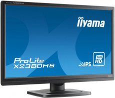 104193 Iiyama X2380HS Zwart 23" IPS DVI HDMI VGA Monitor